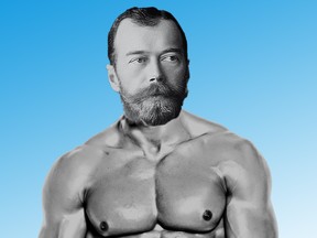 What we imagine the Tsar looked like with his shirt off.
