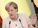 Angela Merkel’s government continued to block the U.S. from supplying rifles until she stood down last week, according to a German media report.