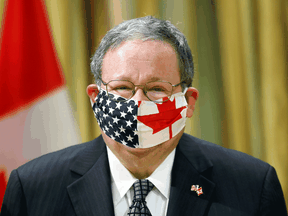 U.S. Ambassador to Canada David Cohen during a ceremony at Rideau Hall in Ottawa, December 7, 2021.