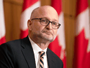Justice Minister David Lametti during a news conference, December 7, 2021 in Ottawa.
