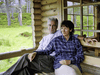 Jeffrey Epstein and Ghislaine Maxwell at the Queen’s Balmoral cabin.