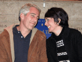 Convicted sex offenders Jeffrey Epstein and Ghislaine Maxwell in an undated photo.