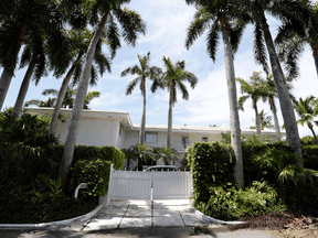 Jeffrey Epstein's Palm Beach, Florida, residence seen in 2019.