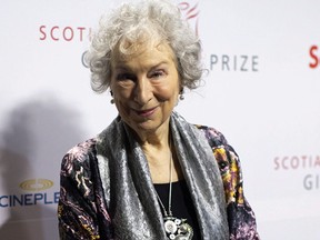 Margaret Atwood arrives at the Giller Prize ceremony in Toronto on November 18, 2019.