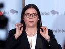 Manitoba Premier Heather Stefanson on December 14. 2021.