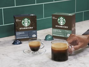 Be your own barista: Classic Starbucks® coffees now available for Nespresso®  for Vertuo machines