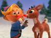 A still from the 1964 Christmas special Rudolph the Red-Nosed Reindeer. Two of the show's last surviving voice actors (who both happened to be Canadians) died in 2021. One of them, Paul Soles, was the voice of Hermey the Elf, left.