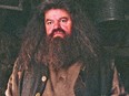Robbie Coltrane as Hagrid in Harry Potter and the Prisoner of Azkaban.