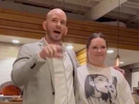 Grant Wise (left) who owns a local real estate company, organized a '$100 Dinner Club' at the Oven and Tap in Bentonville, for which each member tipped $100.