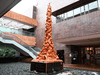 The ‘Pillar of Shame’ statue that commemorates the victims of the 1989 Tiananmen Square massacre in Beijing, at the University of Hong Kong on October 10, 2021.