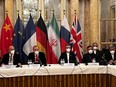 Representatives from Iran and the European Union attending a meeting of the joint commission on negotiations aimed at reviving the Iran nuclear deal in Vienna, Austria on Dec. 3.