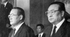 Kim Yong-ju pictured at the 1994 funeral of his brother, Kim il-Sung.