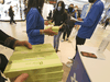 People line up at a Toronto mall where 1,000 COVID-19 antigen rapid test packs were handed out for free due to concern over the spread of the Omicron variant, December 16, 2021.