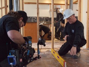 Mike Holmes filming on location, Holmes and Holmes. The demand for home remodelling and new homes is not going to slow down and as an industry we need to work together to overcome the challenges and keep making it right!