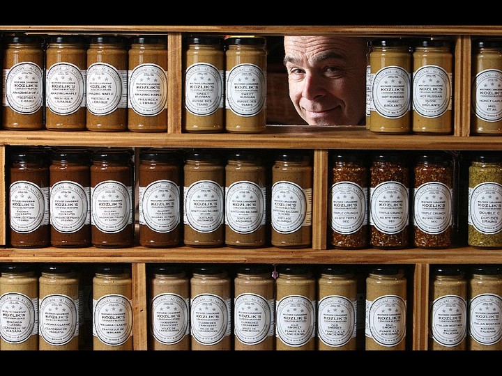  Jeremy Kessler, owner of Kozlik’s Canadian Mustard, in 2010.