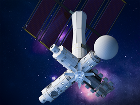 Художественное представление планируемой станции Axiom.