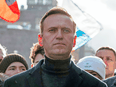 Russian opposition politician Alexei Navalny takes part in a rally in Moscow, February 29, 2020. Director Daniel Roher said he was determined to portray Navalny’s bravery and courage in his new documentary.