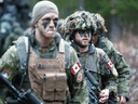 Canadian troops during a NATO drill in Latvia in April 2020. In terms of equipment, training and lack of personnel, Canada's military has rarely been in such rough shape.