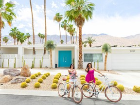 Fall and winter offer the best weather to explore Palm Springs on a bike.  Instead of cranking up the heat and bundling up on those cold days, you can come warm up in Palm Springs.  With our blue skies and endless sunshine, it’s an ideal place for catching a little fresh air and enjoying an outdoor biking adventure.