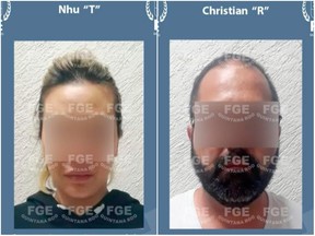 Authorities have arrested two people identified only as Christian 'R' and Nhu 'T'.