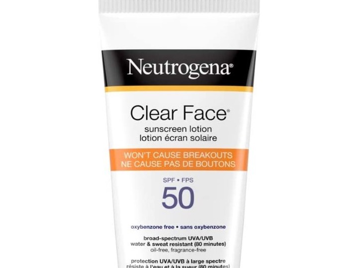  Neutrogena clear face Sunscreen SPF 50, 88 ml.