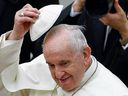 At a general audience in the Vatican, Pope Francis  castigated 