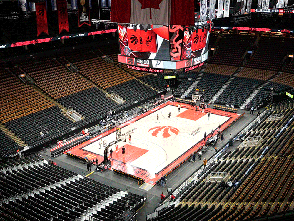 Toronto Raptors announce they will play remainder of home games