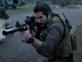 Take the shot, Scott! Scott Adkins plays a Navy SEAL in One Shot.