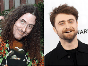 Singer Weird Al Yankovic and Harry Potter star Daniel Radcliffe.