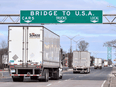 From the early days of the pandemic, trucking was branded an "essential service" and was exempted from many of the measures imposed on those still able to cross the border.