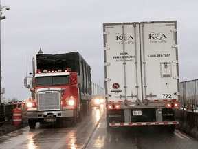 The Canadian Trucking Alliance estimates over 10 million truck trips cross into the U.S. from Canada in a typical year, carrying about two thirds of Canada’s trade.
