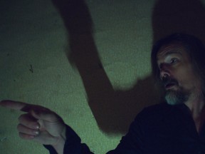 In the dark: Ethan Hawke in a scene from Zeros and Ones.