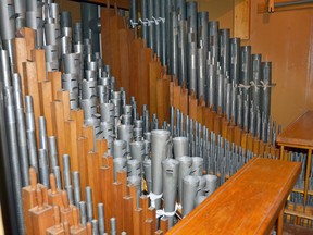A 1919 Casavant pipe organ in Georgian Shores United Church in Owen Sound, Ont.