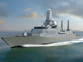 Dies ist ein Schiff des Typs 26, dessen grundlegendes Design Kanada für seine geplante Linie kanadischer Surface Combatant-Schiffe verwenden möchte.  Australien wurde auch erwogen, eine Reihe von Typ 26 zu bauen, bis eine kürzlich durchgeführte Bewertung sie als zu langsam und zu wahrscheinlich einstuft, um Besatzungsmitglieder in irgendeiner Art von Notfall unter Deck einzuschließen.