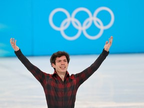 Canada’s Keegan Messing competes in the men’s free skate at the Beijing 2022 Winter Olympics on Thursday, February 10, 2022.