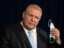 Ontario Premier Doug Ford cautioned that just because many public health restrictions are lifting Tuesday, doesn’t mean the pandemic is over.