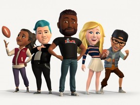 Super Bowl-ready avatars.