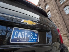 This car's licence sticker is up for renewal next month, meaning the owner will still have to pay the $120 for a new one.