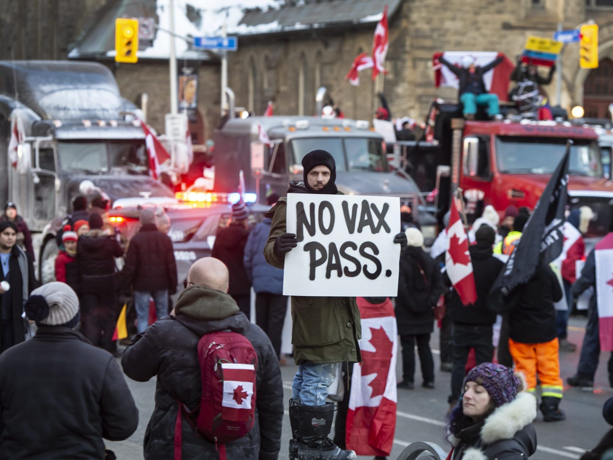 Toronto Here's what the trucker protest looked like on the streets of