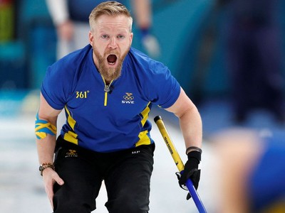 Olympics men's curling team training in Abbotsford - The