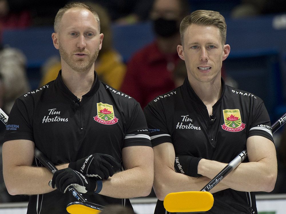 Canadian Olympic curler Marc Kennedy is wearing all the hats in Beijing