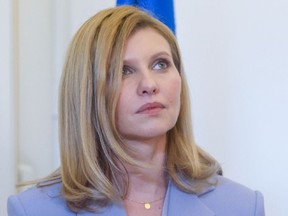 First Lady of Ukraine, Olena Zelenska.