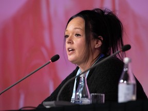 Julie Bouchard was elected president of the Fédération Interprofessionnelle de la santé du Québec (FIQ) in December 2021.