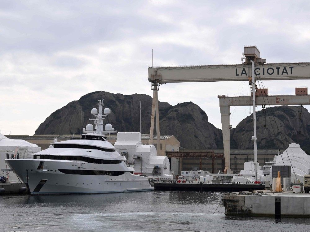 Un autre superyacht lié à la Russie saisi en France dans le cadre de nouvelles sanctions