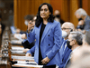 Defence Minister Anita Anand speaks in the House of Commons on March 3, 2022.