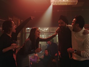 Agam Darshi (far left) wrote, directed and stars in Donkeyhead.