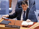 Russia's deputy UN Ambassador Dmitry Polyanskiy.