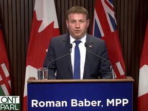 Baber sits as an Independent MPP for the Toronto riding of York Centre after Ontario Premier Doug Ford booted him from his Progressive Conservative government in January 2021 over publicly calling for an end to the lockdown that was in place at the time to stem the spread of COVID-19.
