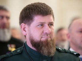 Re-elected head of the Chechen Republic Ramzan Kadyrov attends an inauguration ceremony in Grozny, Russia October 5, 2021.