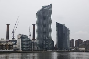 A development in which Abramovich is selling a penthouse on the Chelsea waterfront in London.